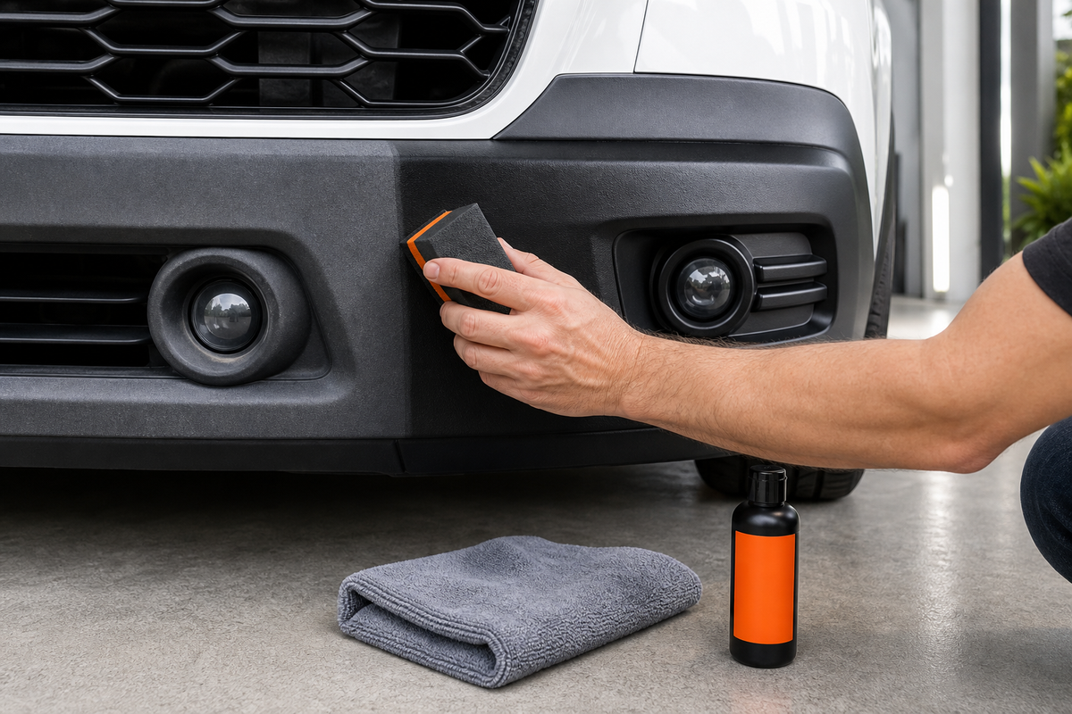 Automobilių plastiko restauratorius naudojamas automobilio išorės plastikui