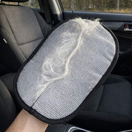 Gyvūnų plaukų surinkimo pirštinė automobiliui